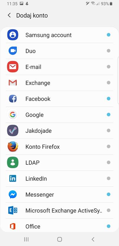 Instrukcja konfiguracji poczty w urządzeniach z systemem Android